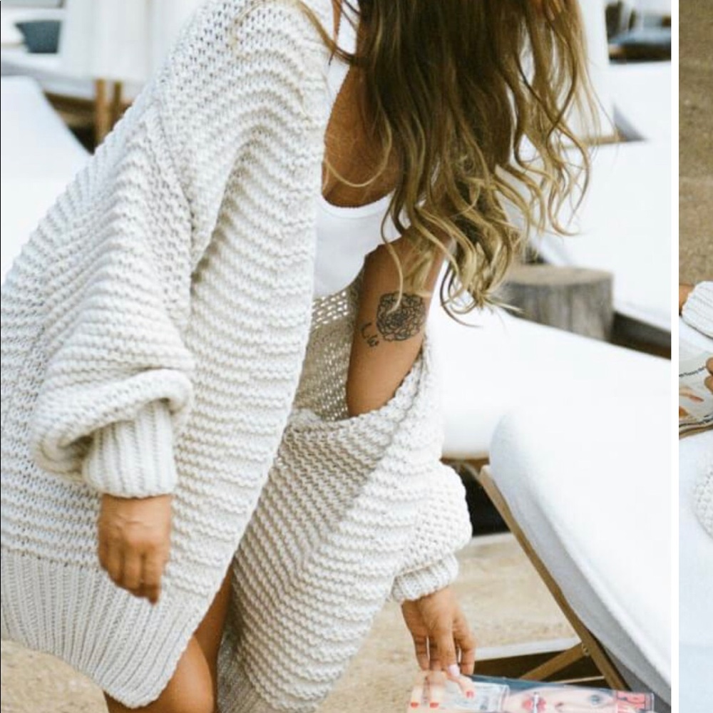 Sabo Skirt Chunky Panama Cardi